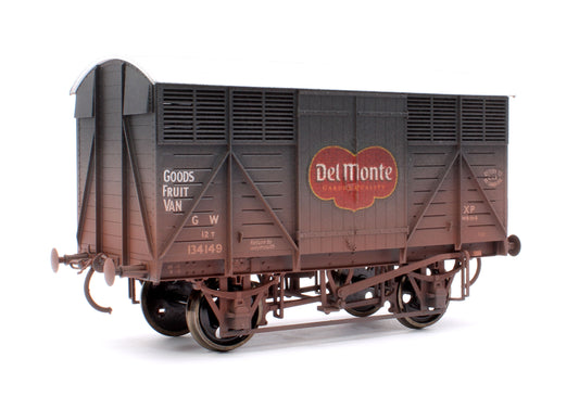 12T Great Western Fruit Van Del Monte No.134149 - Weathered