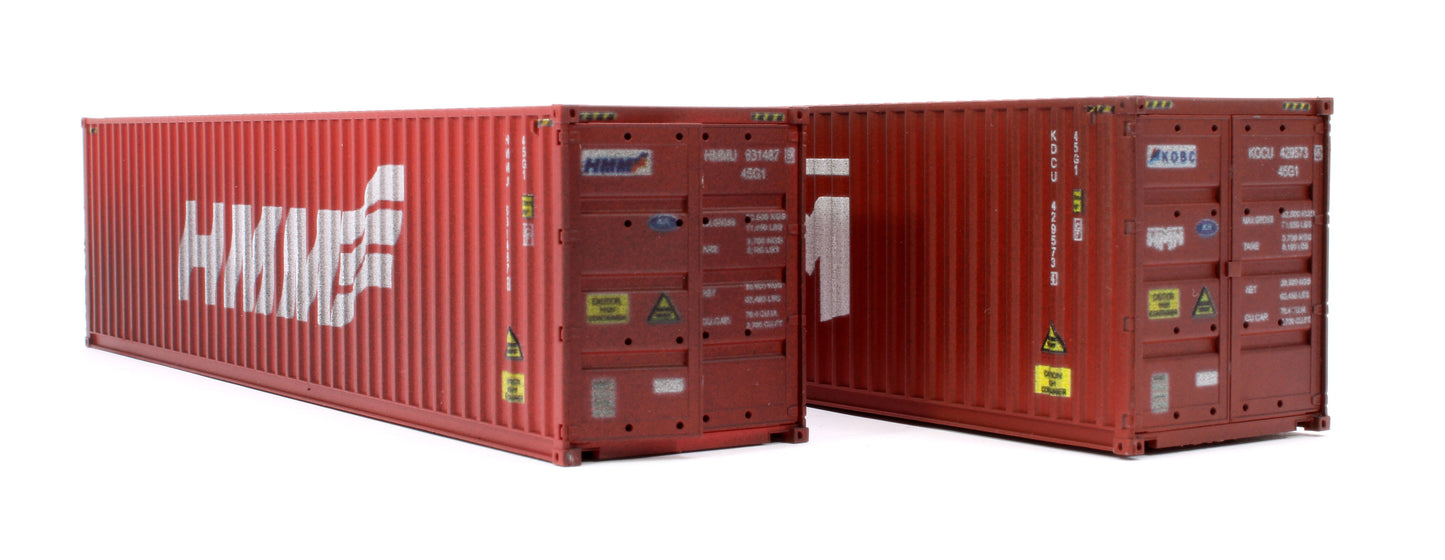 40ft' High Cube Container Hyundai 429573 4/631487 9 - Weathered