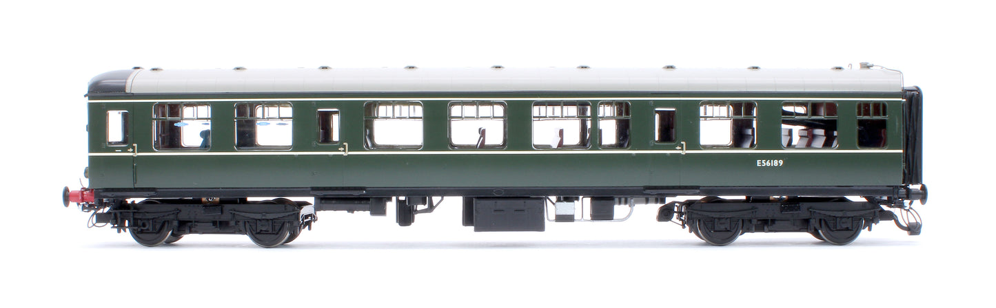 Class 104 2 Car DMU E50598/E56189 BR Green Small Yellow Panels