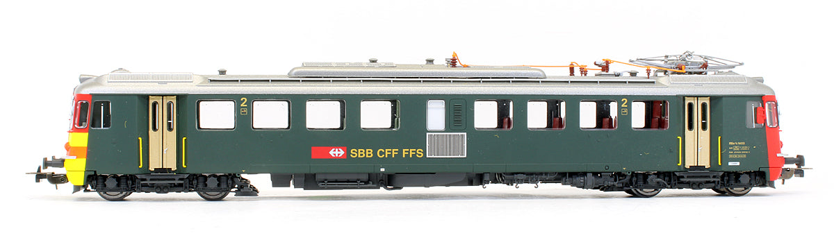 Pre-Owned SBB Swiss 2 Piece Rbe 4/4 Steetal Railcar & Control Car