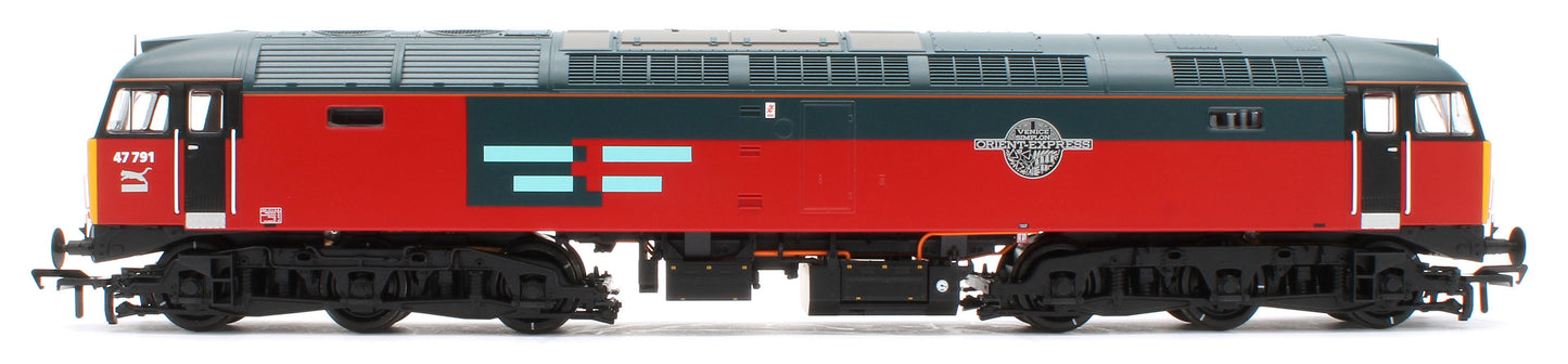 35-429SFX Class 47/7 47791 'Venice Simplon Orient Express' Rail Express Systems Diesel Locomotive - DCC Sound Deluxe