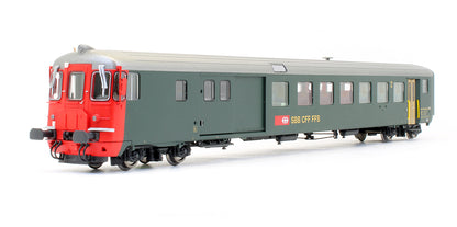 Pre-Owned SBB Swiss 2 Piece Rbe 4/4 Steetal Railcar & Control Car