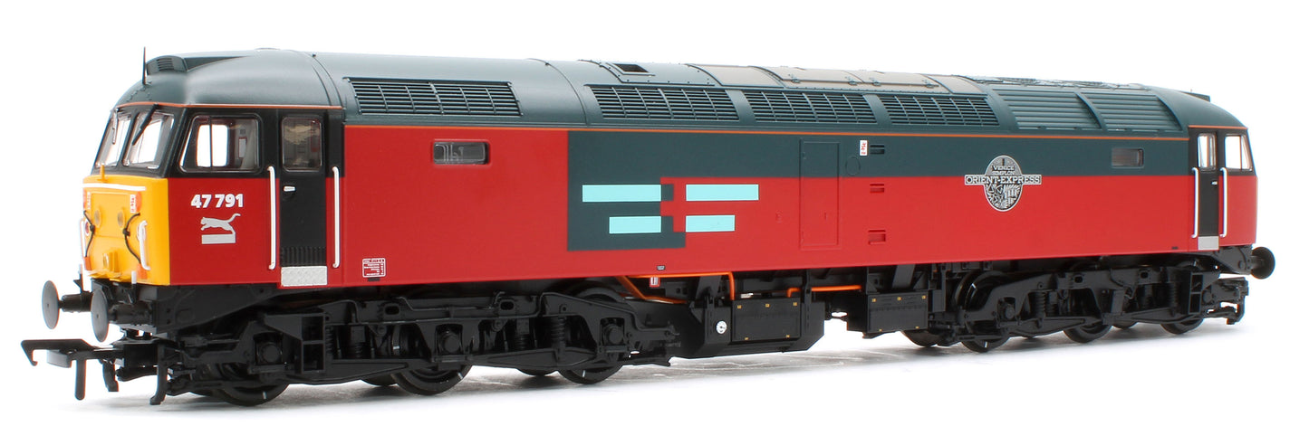 35-429SF Class 47/7 47791 'Venice Simplon Orient Express' Rail Express Systems Diesel Locomotive - DCC Sound