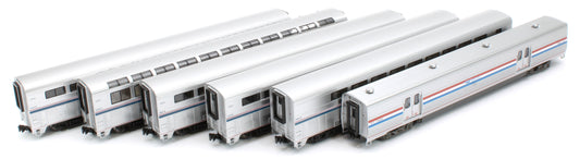 10-1789 -40266 Amtrak Superliner PhVI 6 Car Set