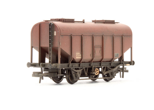 Pre-Owned 21 Ton Grain Hopper Wagon BR Bauxite (Late) B885645 - Custom Weathered