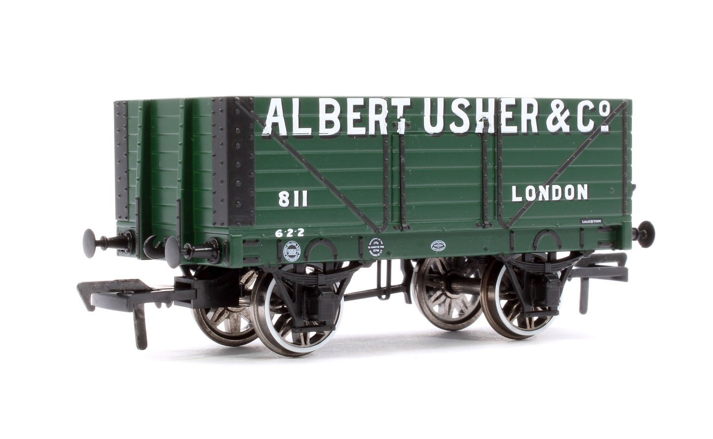 7 Plank 1907 Railway Clearing House Open Wagon - Albert Usher & Co, London No.811