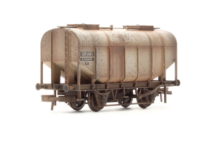 Pre-Owned 38-600 21 Ton Grain Hopper Wagon BR Grey 'B885053' - Custom Weathered