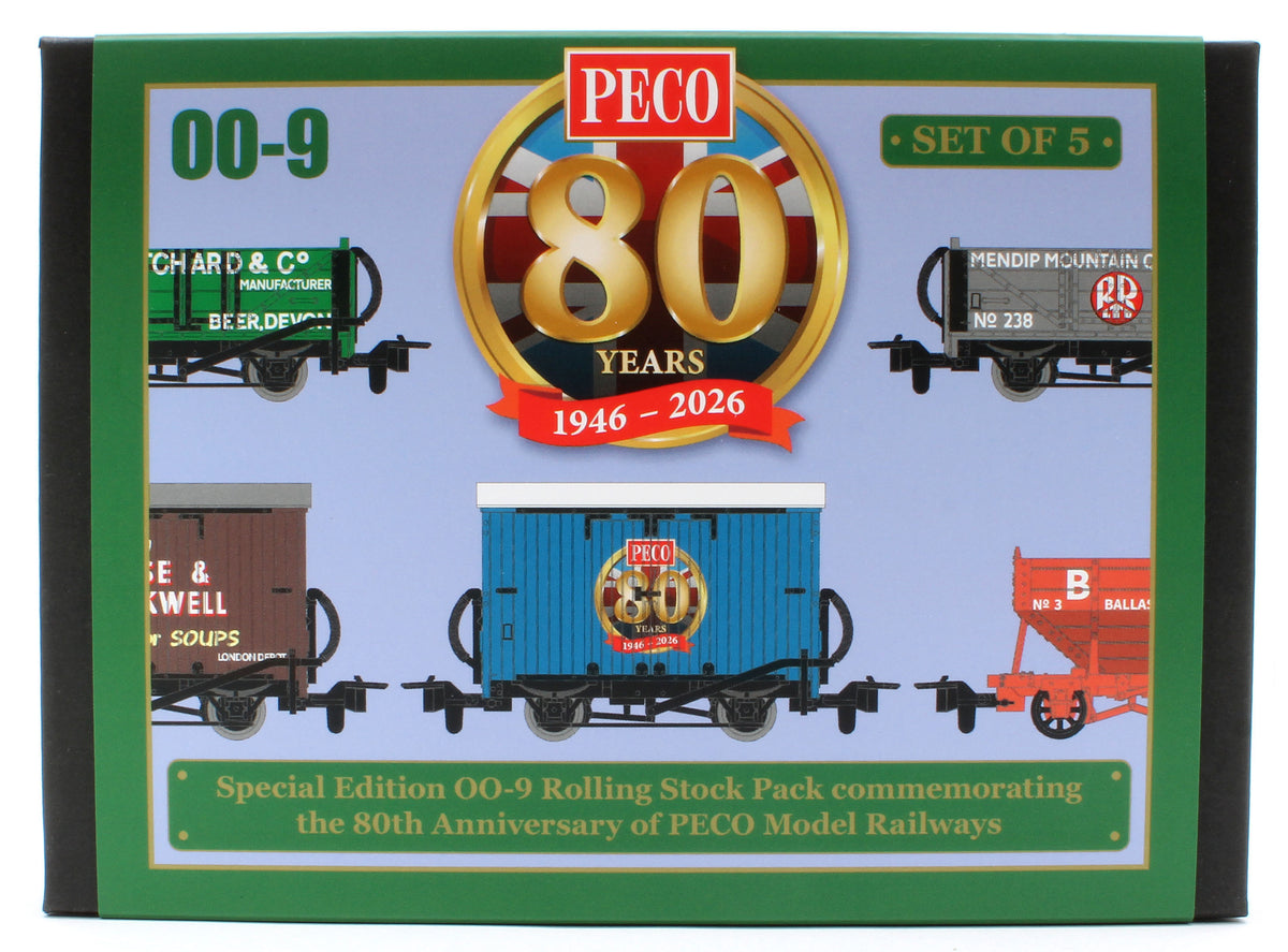 GR58880 OO9 Scale 80th Anniversary Wagon Pack - Pack of 5