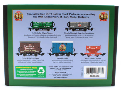 GR58880 OO9 Scale 80th Anniversary Wagon Pack - Pack of 5