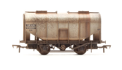Pre-Owned 38-600 21 Ton Grain Hopper Wagon BR Grey 'B885053' - Custom Weathered