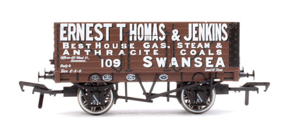 7 Plank 1907 Railway Clearing House Open Wagon - Ernest Thomas & Jenkins, Swansea No.109