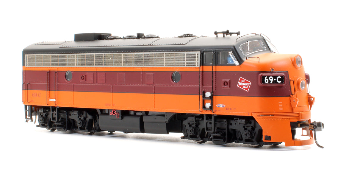 Pre-Owned F7A Milwaukee Road Diesel Locomotive Road #69-C - DCC Sound