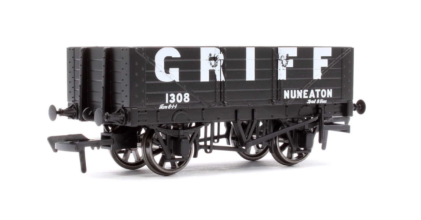 5 Plank 1907 Railway Clearing House Open Wagon - Griff, Nuneaton No.1308