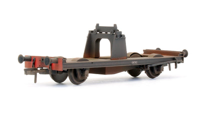 Pre-Owned 38-802 Ransomes & Rapier 45T Steam Breakdown Crane BR Lined Black Early emblem No.122 - Custom Weathered