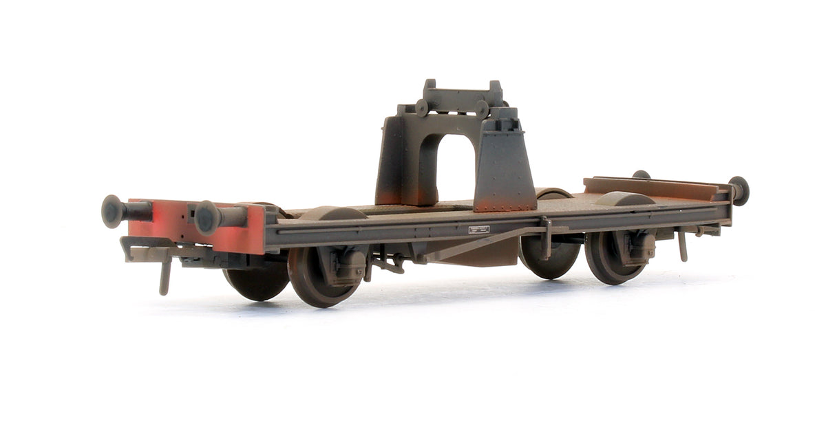 Pre-Owned 38-802 Ransomes & Rapier 45T Steam Breakdown Crane BR Lined Black Early emblem No.122 - Custom Weathered