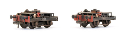 Pre-Owned 38-802 Ransomes & Rapier 45T Steam Breakdown Crane BR Lined Black Early emblem No.122 - Custom Weathered