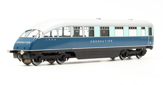 Pre-Owned LNER 2-Tone Blue Coronation Beaver Tail Observation Car No,1719