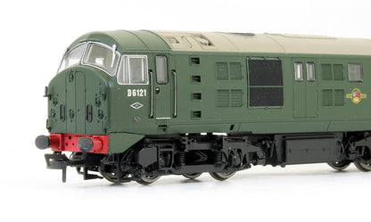 Pre-Owned 4D-025-001 Class 21 BR Green D6121 BR Green With Headcode Discs Diesel Locomotive