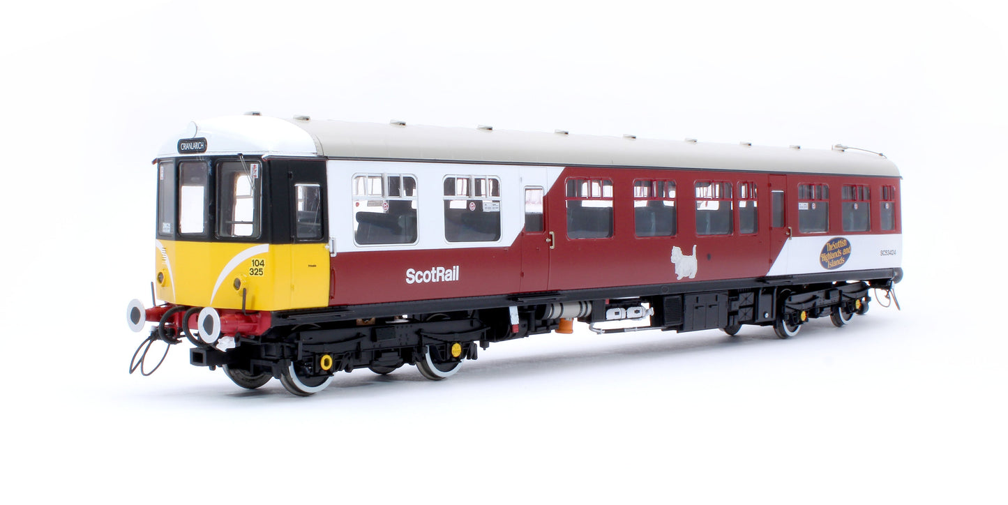 Pre-Owned 1456 Class 104 2 Car DMU SC53424/SC53434 ScotRail Mexican Bean
