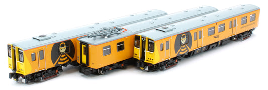 RT-N-313-351-DCC Class 313121 Network Rail Yellow 3 Car Set (DCC Sound)