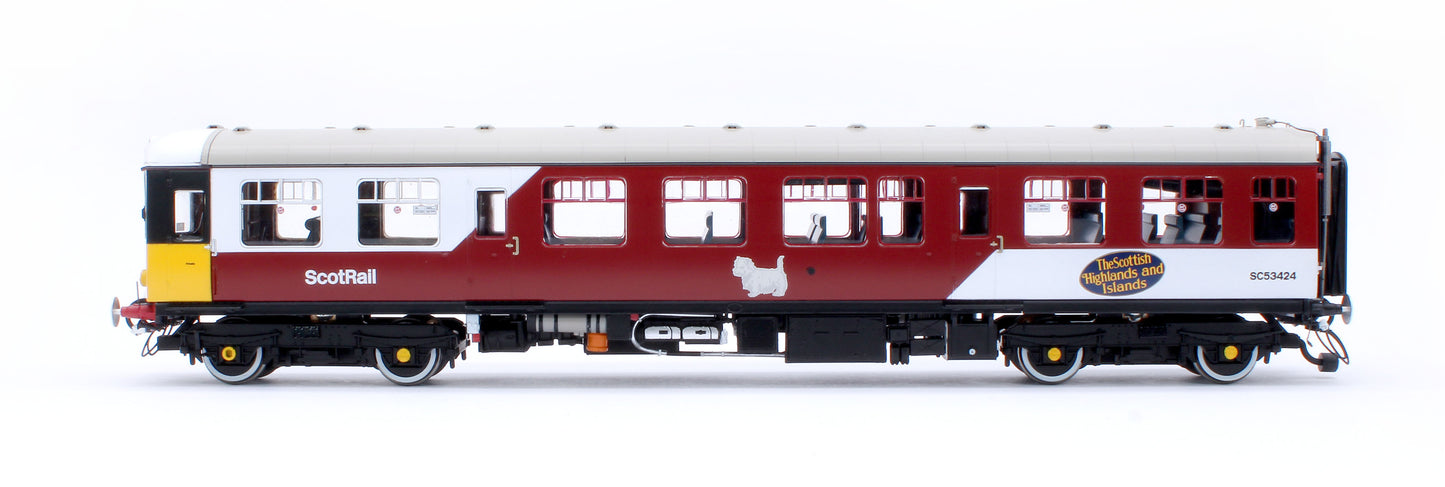 Class 104 2 Car DMU SC53424/SC53434 ScotRail Mexican Bean