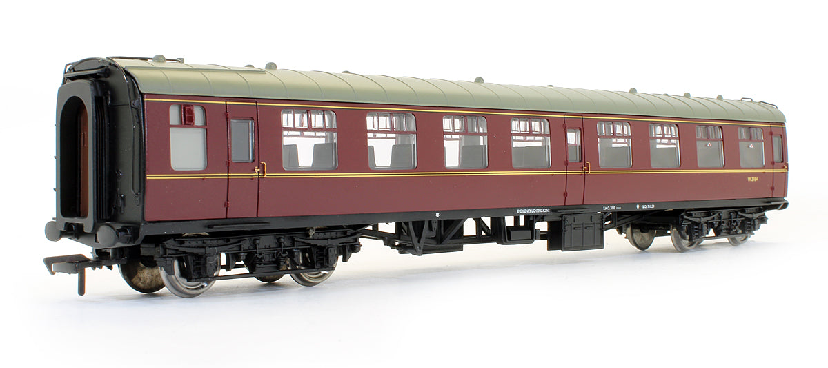 Pre-Owned 39-051F BR Maroon MK1 Second Class Open SO Coach 'W3984'