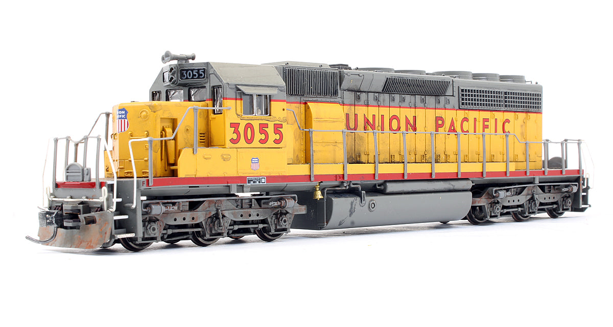 Pre-Owned EMD SD40-2 Diesel Locomotive Union Pacific - Road #3055 (With Sound & Weathered)