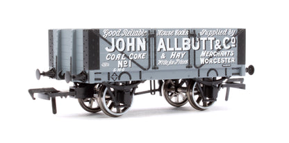 5 Plank 1907 Railway Clearing House Open Wagon - John Allbutt, Worcester No.1