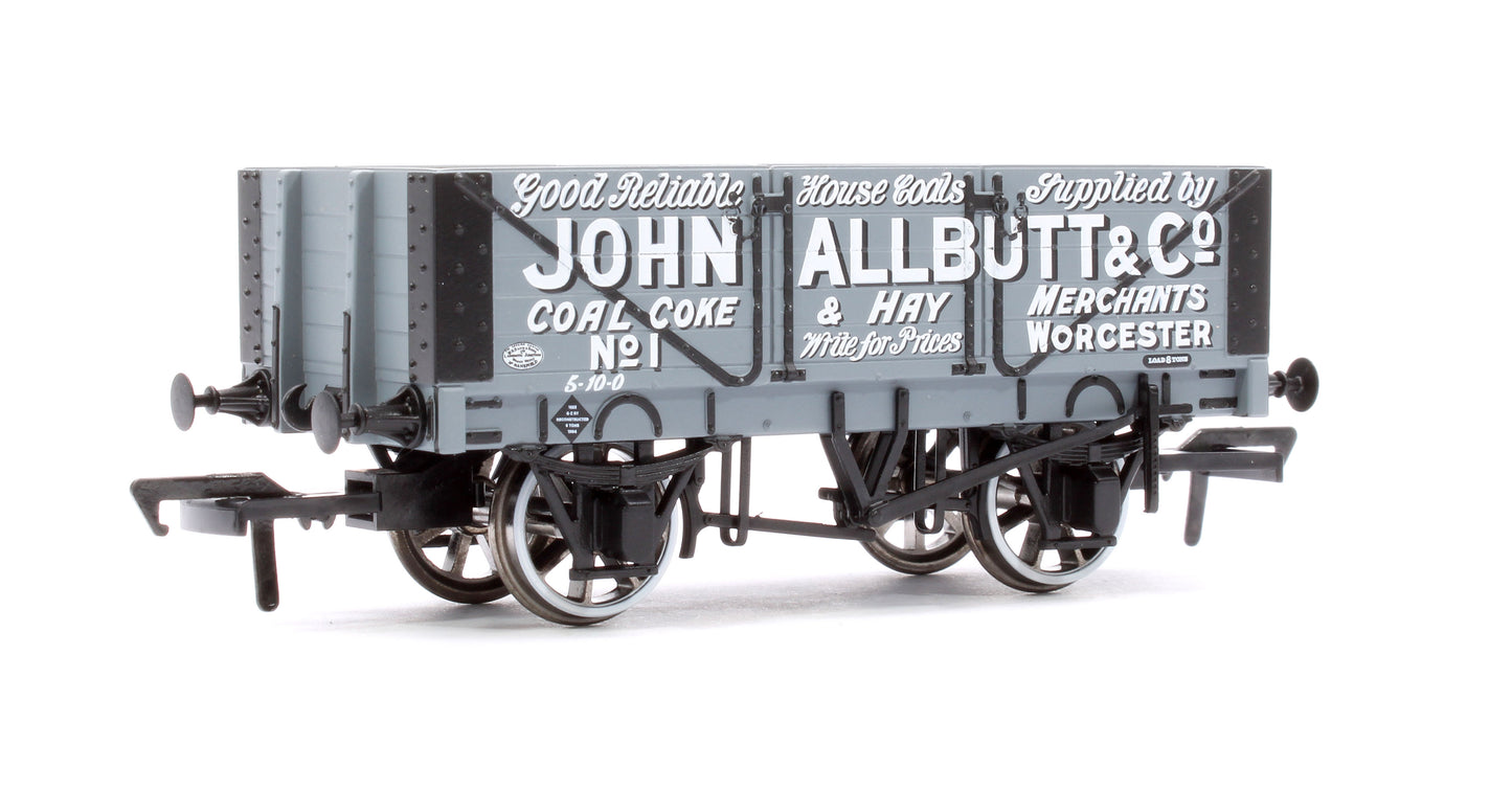 5 Plank 1907 Railway Clearing House Open Wagon - John Allbutt, Worcester No.1