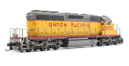 Pre-Owned EMD SD40-2 Diesel Locomotive Union Pacific - Road #3055 (With Sound & Weathered)