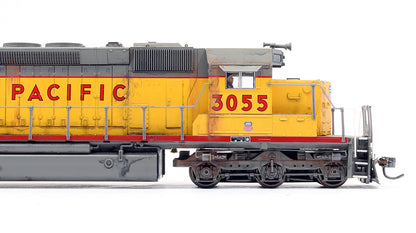 Pre-Owned EMD SD40-2 Diesel Locomotive Union Pacific - Road #3055 (With Sound & Weathered)