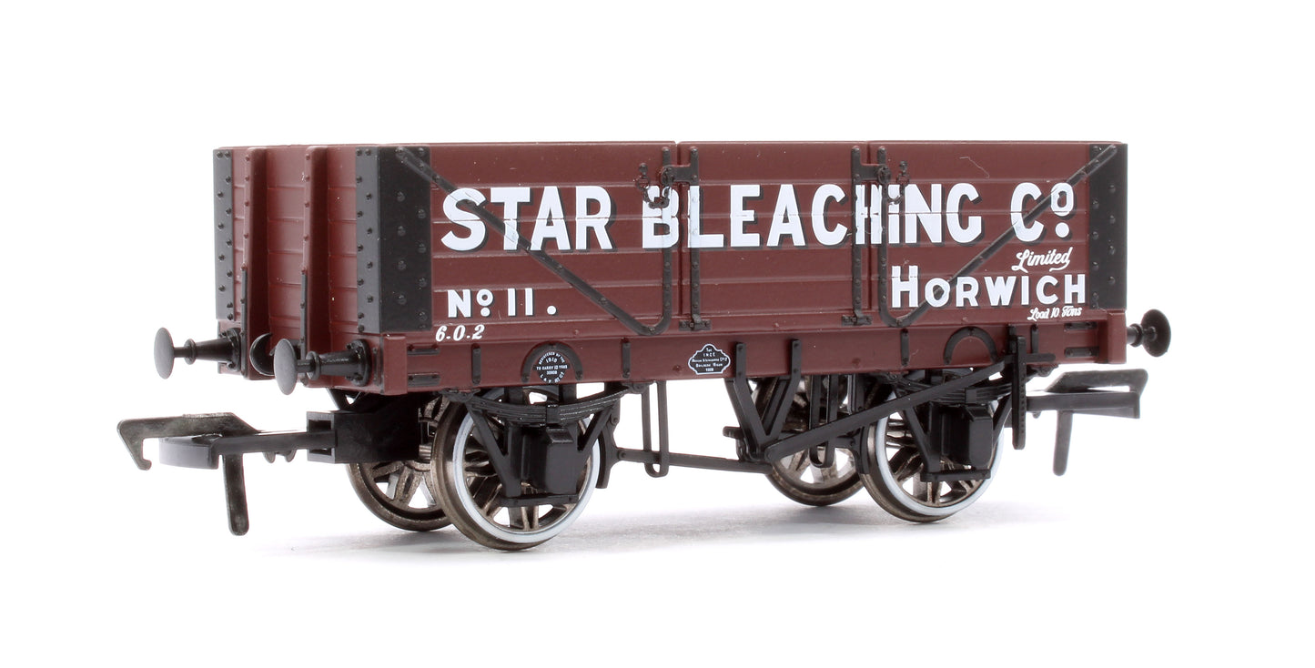 5 Plank 1907 Railway Clearing House Open Wagon - Star Bleaching Co, Horwich No.11