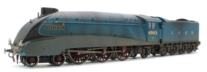 BL-001-015 Bespoke Weathered Black Label Class A4 Peregrine LNER Garter Blue Valanced 4-6-2 No.4903 Steam Locomotive - DCC Sound & Smoke