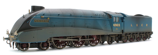 BL-001-015 Bespoke Weathered Black Label Class A4 Peregrine LNER Garter Blue Valanced 4-6-2 No.4903 Steam Locomotive - DCC Sound & Smoke