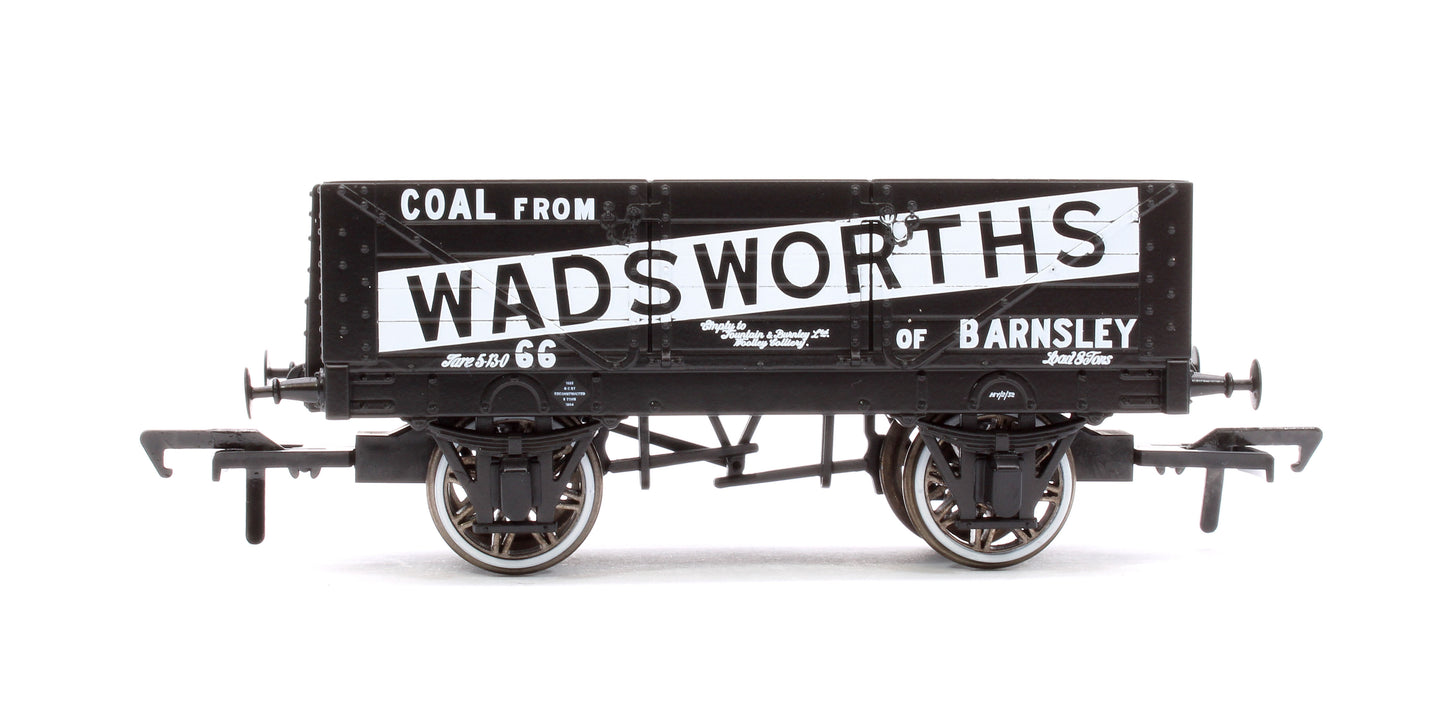 5 Plank 1907 Railway Clearing House Open Wagon - Wadsworths, Barnsley No.66