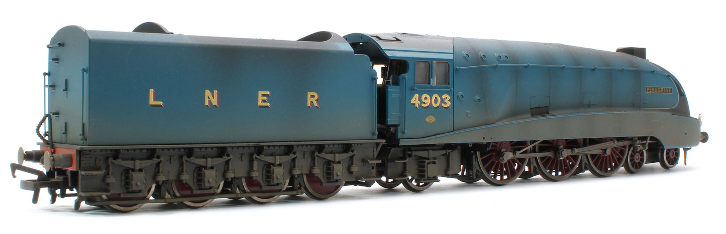 BL-001-015 Bespoke Weathered Black Label Class A4 Peregrine LNER Garter Blue Valanced 4-6-2 No.4903 Steam Locomotive - DCC Sound & Smoke