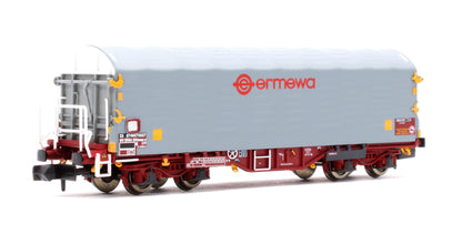 Pre-Owned IHA Steel Carrier Wagon Ermewa branded livery 33 87 4667 003-7