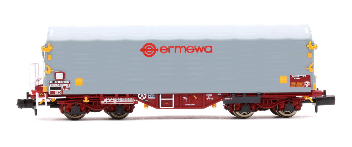 Pre-Owned IHA Steel Carrier Wagon Ermewa branded livery 33 87 4667 003-7