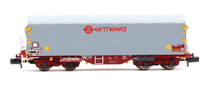 Pre-Owned IHA Steel Carrier Wagon Ermewa branded livery 33 87 4667 003-7