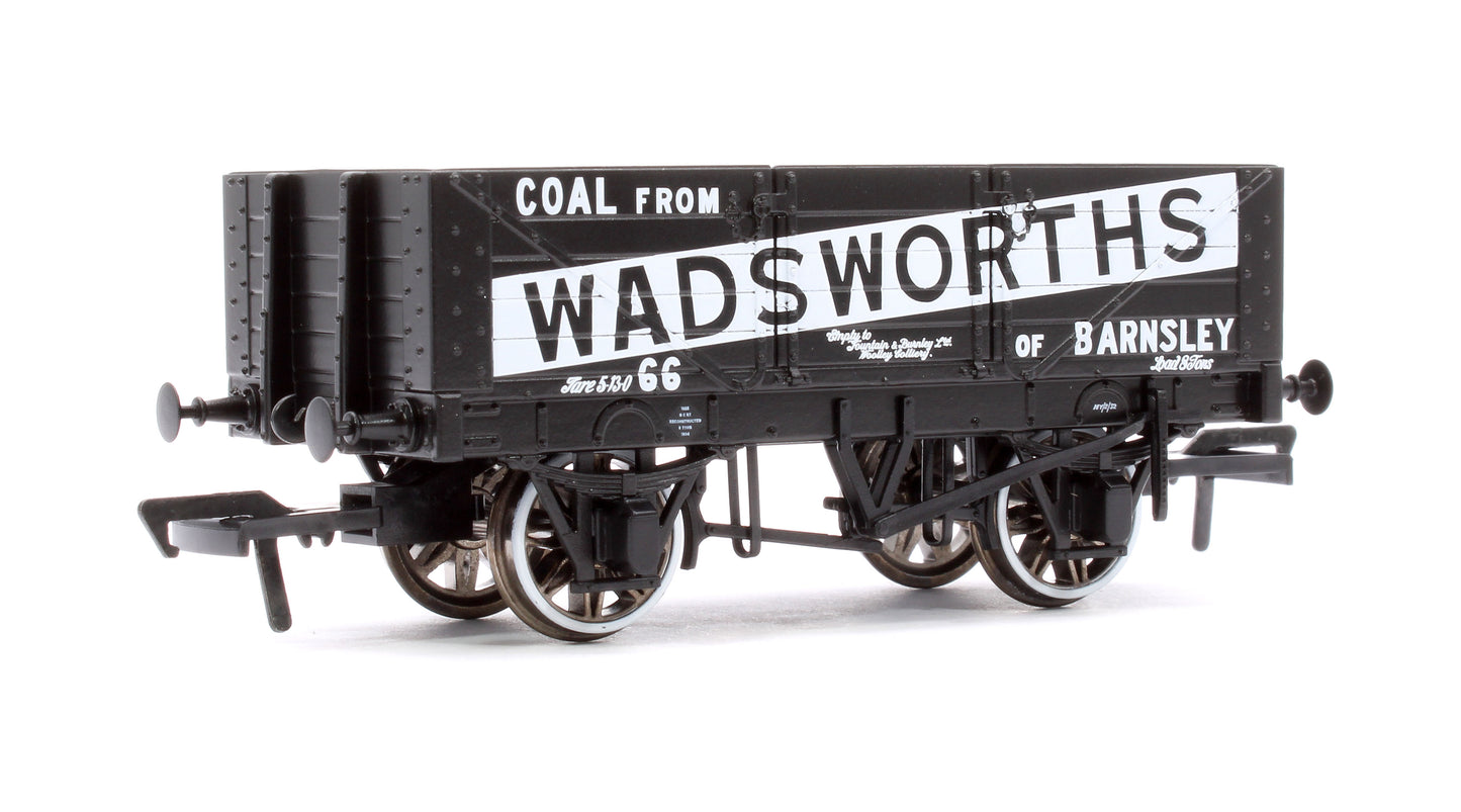 5 Plank 1907 Railway Clearing House Open Wagon - Wadsworths, Barnsley No.66