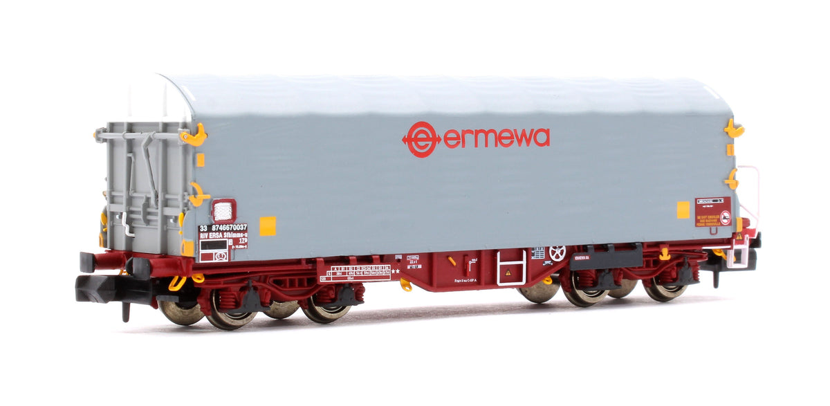 Pre-Owned IHA Steel Carrier Wagon Ermewa branded livery 33 87 4667 003-7