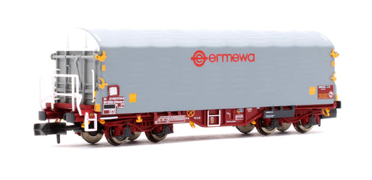 Pre-Owned IHA Steel Carrier Wagon Ermewa branded livery 33 87 4667 016-9