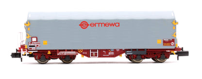 Pre-Owned IHA Steel Carrier Wagon Ermewa branded livery 33 87 4667 016-9