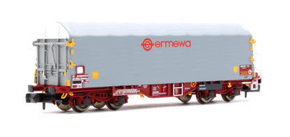Pre-Owned IHA Steel Carrier Wagon Ermewa branded livery 33 87 4667 016-9
