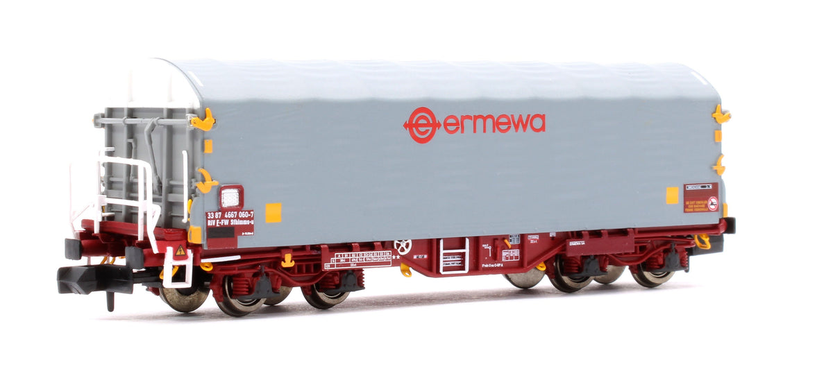 Pre-Owned IHA Steel Carrier Wagon Ermewa branded livery 33 87 4667 060-7