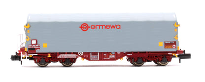 Pre-Owned IHA Steel Carrier Wagon Ermewa branded livery 33 87 4667 060-7