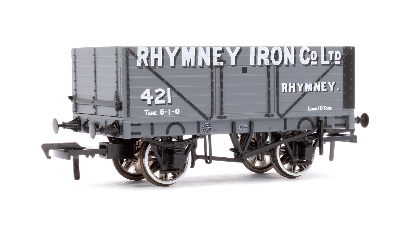 Pre-Owned 7 Plank 1907 Railway Clearing House Open Wagon - Rhymney Iron Co. Ltd, Rhymney No.421