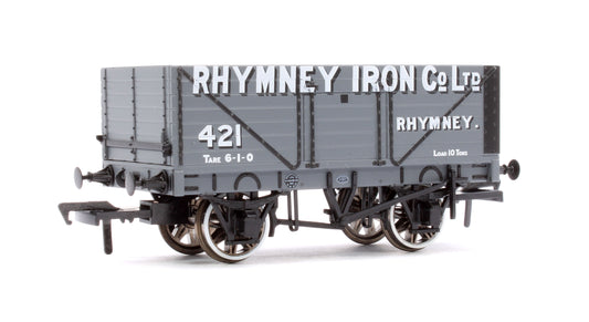 Pre-Owned 7 Plank 1907 Railway Clearing House Open Wagon - Rhymney Iron Co. Ltd, Rhymney No.421