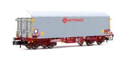 Pre-Owned IHA Steel Carrier Wagon Ermewa branded livery 33 87 4667 060-7