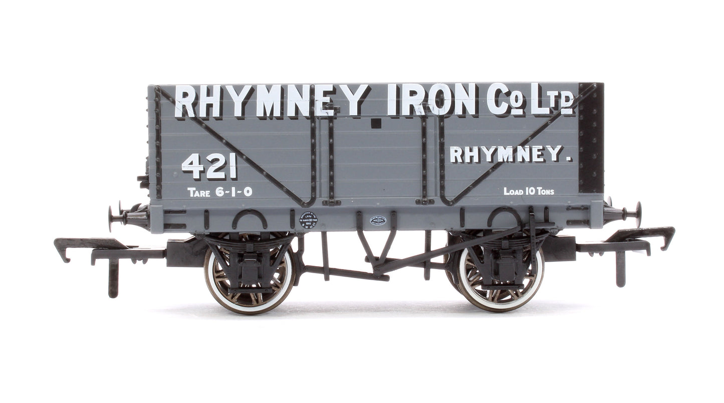 Pre-Owned 7 Plank 1907 Railway Clearing House Open Wagon - Rhymney Iron Co. Ltd, Rhymney No.421
